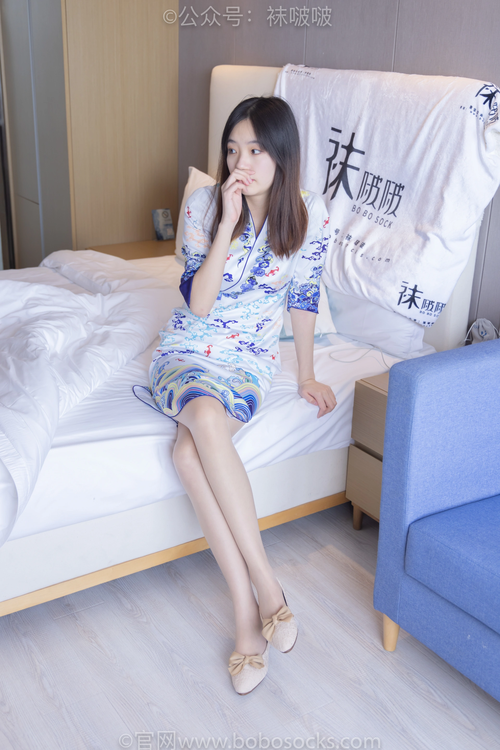 [BoBoSocks袜啵啵]NO.082 小甜豆-旗袍、皮底鞋、高跟鞋、肉丝 3