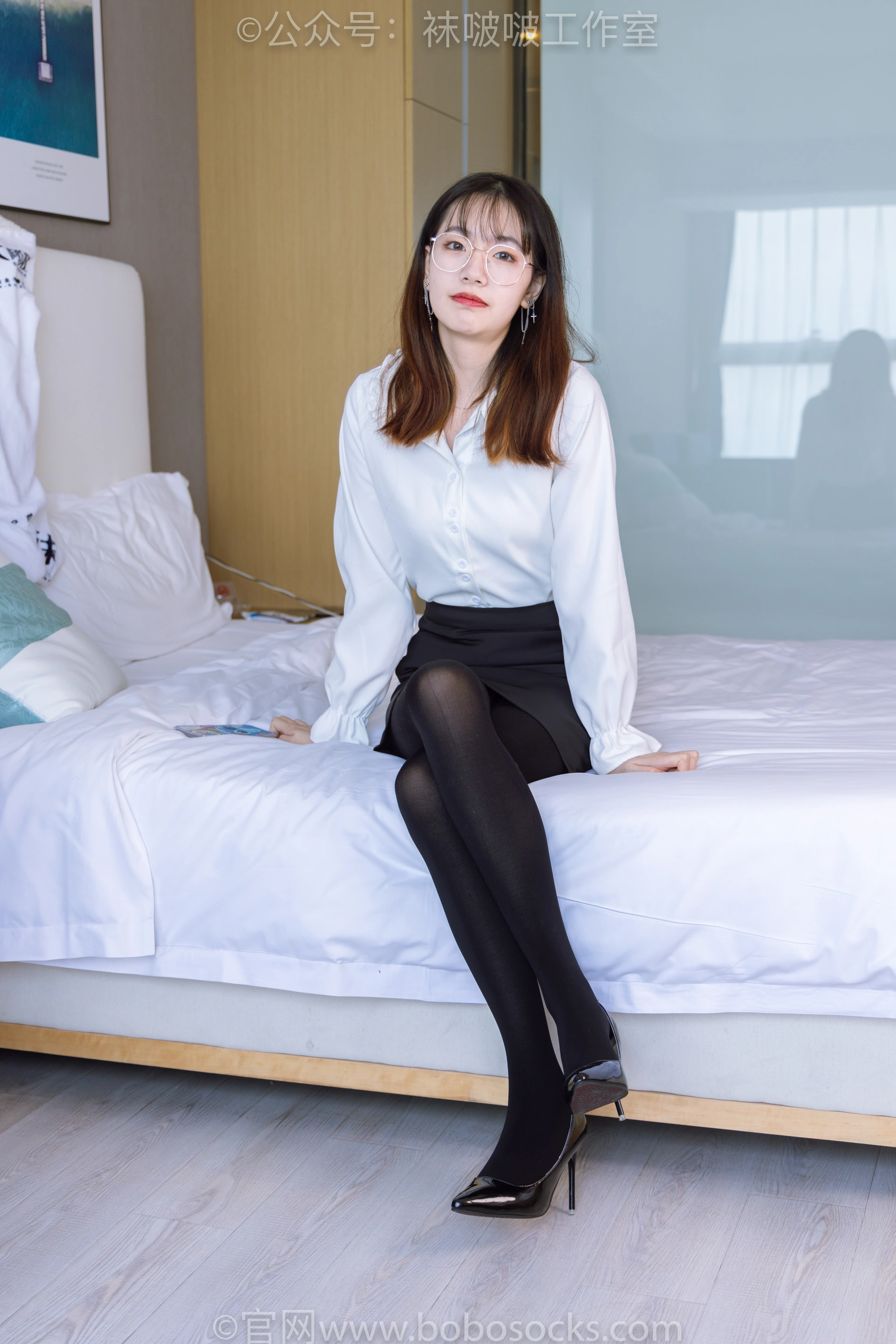 [BoBoSocks袜啵啵]NO.090 小甜豆-高跟鞋、厚黑丝 2
