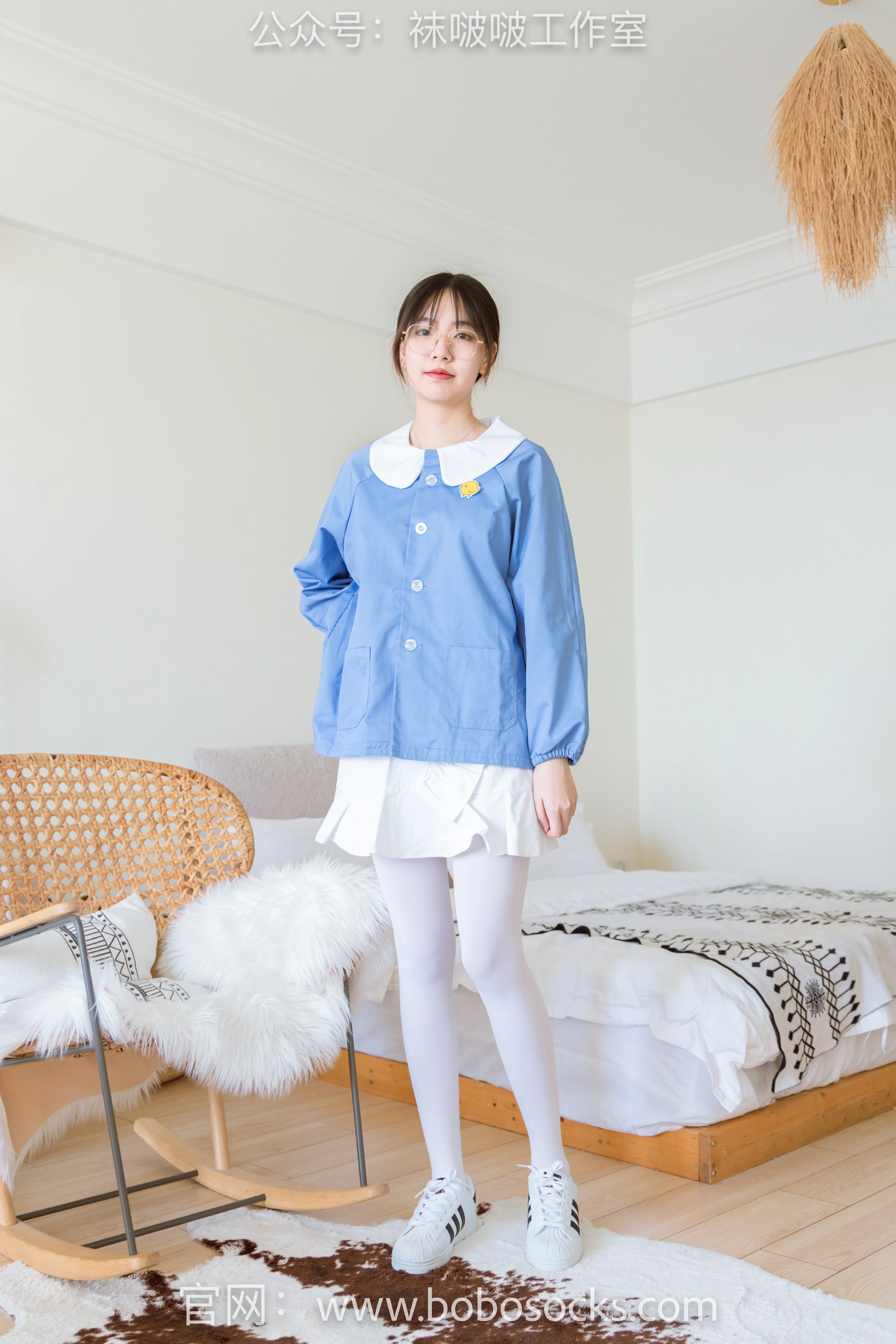 [BoBoSocks袜啵啵]NO.093 小甜豆-贝壳头、厚白丝 1
