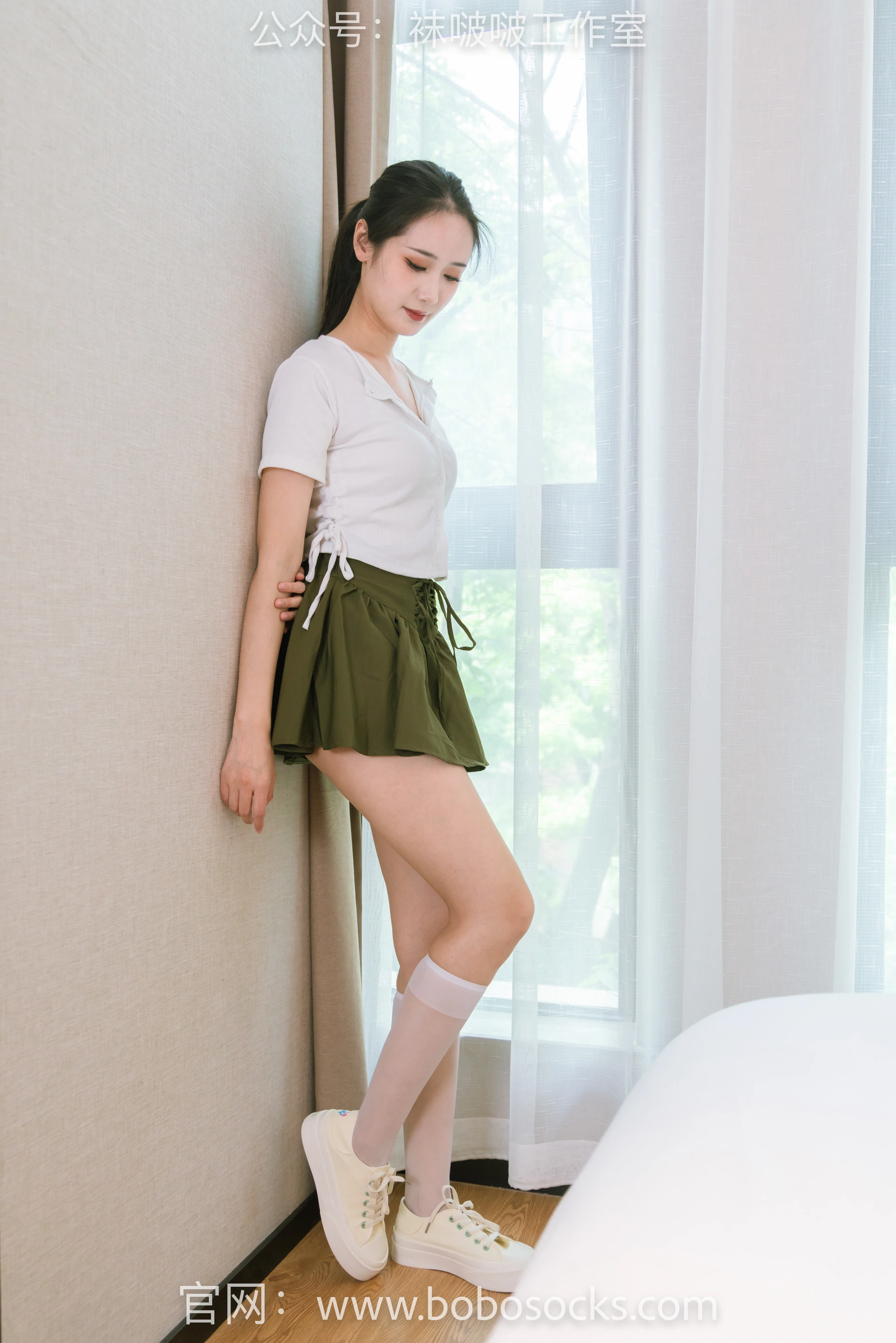 [BoBoSocks袜啵啵]NO.095 小安-板鞋、小腿丝袜 3